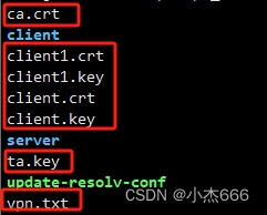 证书和key文件