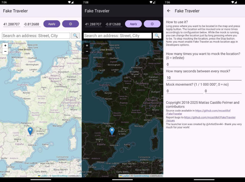 【Android】FakeTraveler - 无需 Root 的 Android 虚拟定位工具【11.3M】