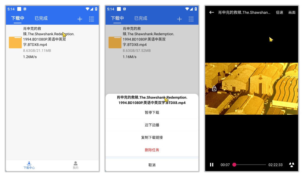 飞流下载器 v1.1.0 Android 免费版 不限速 无视冷门敏感资源 边下边播  [27.7 MB]